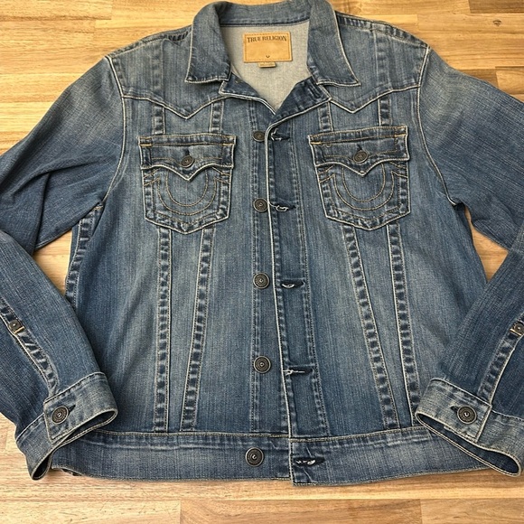 TRUE RELIGION ⭐️  World Tour Jimmy western denim jacket - Picture 2 of 5